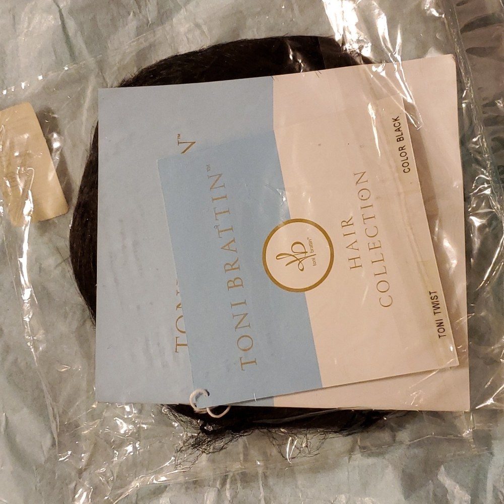 NWT NIB TONI BRATTIN Toni Twist, Black,scrunchi style